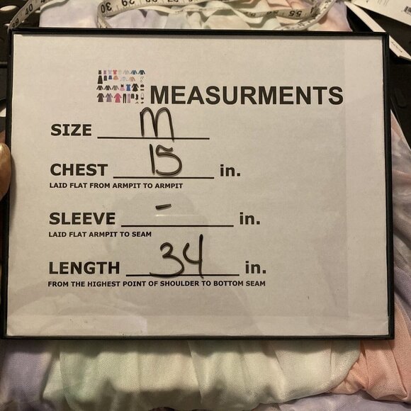 Aqua Womens Overlay‎ Faux Wrap Dress Pink Tie Dye Stretch V Neck Ruched M New - Picture 10 of 10